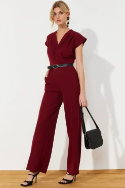 Mujer Trendyol Monos|Vestidos>Mono cruzado