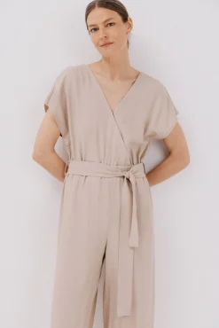 Mujer Cortefiel Monos|Vestidos>Mono cruzado estampado