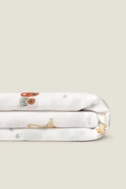 Textura Mantas>Muselina gasa algodón casitas