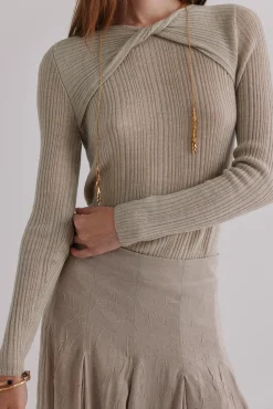 Mujer Hoss Intropia Camisetas>Nabila. Top con detalle de nudo