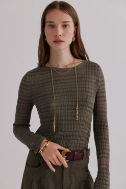 Mujer Hoss Intropia Camisetas>Nadine. Top estampado a rayas