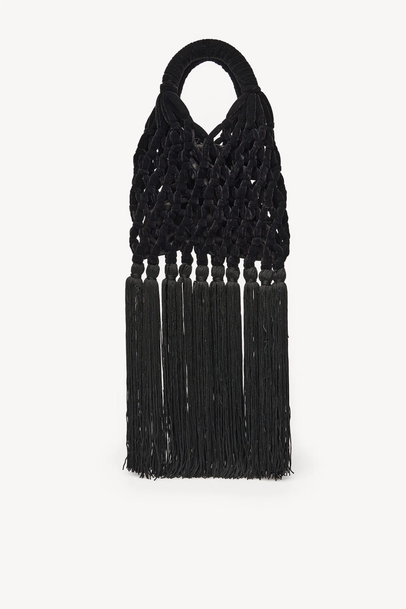 Mujer Hoss Intropia Bolsos>Naroa. Bolso de crochet de terciopelo