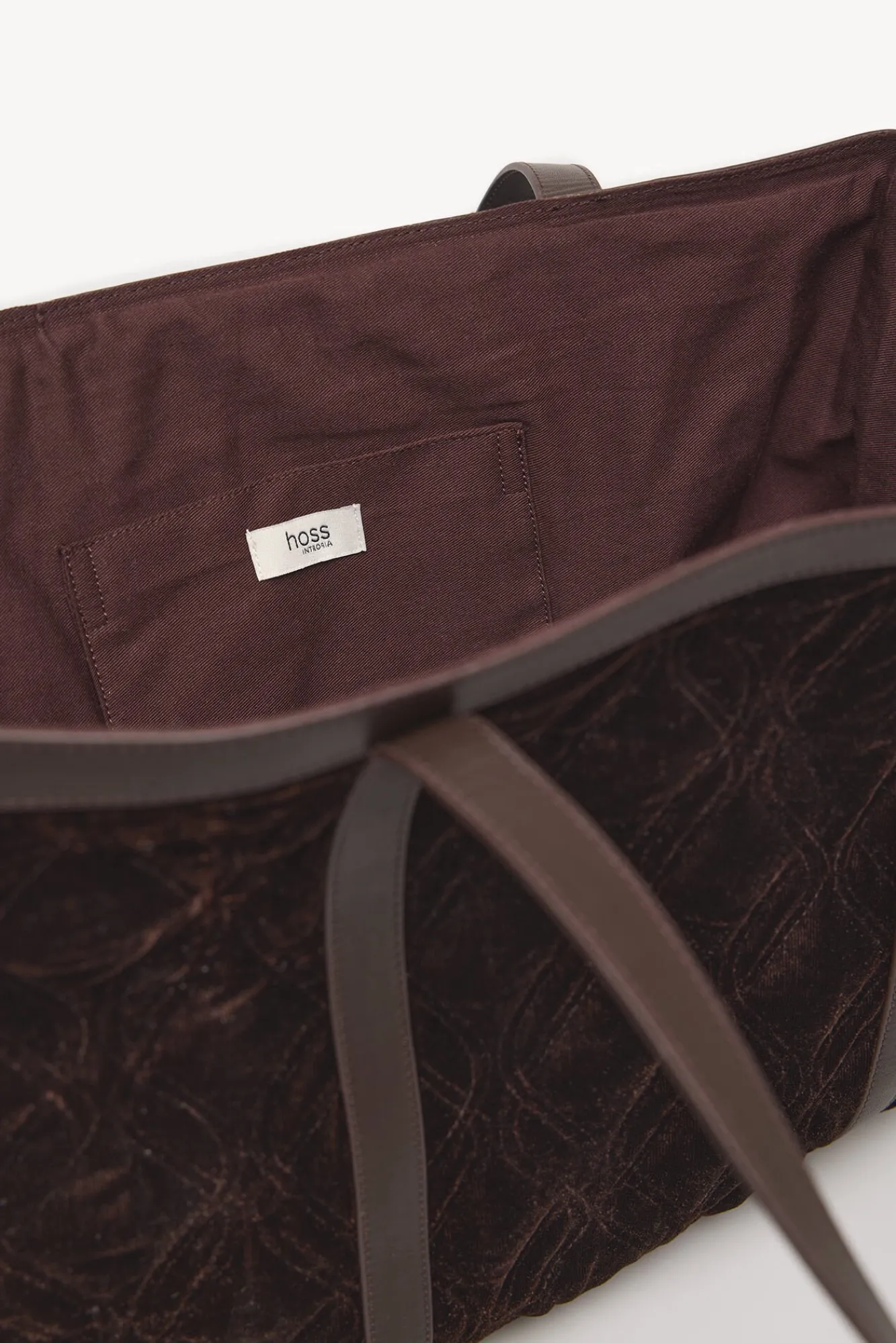 Mujer Hoss Intropia Bolsos>Neila. Bolso shopper de terciopelo