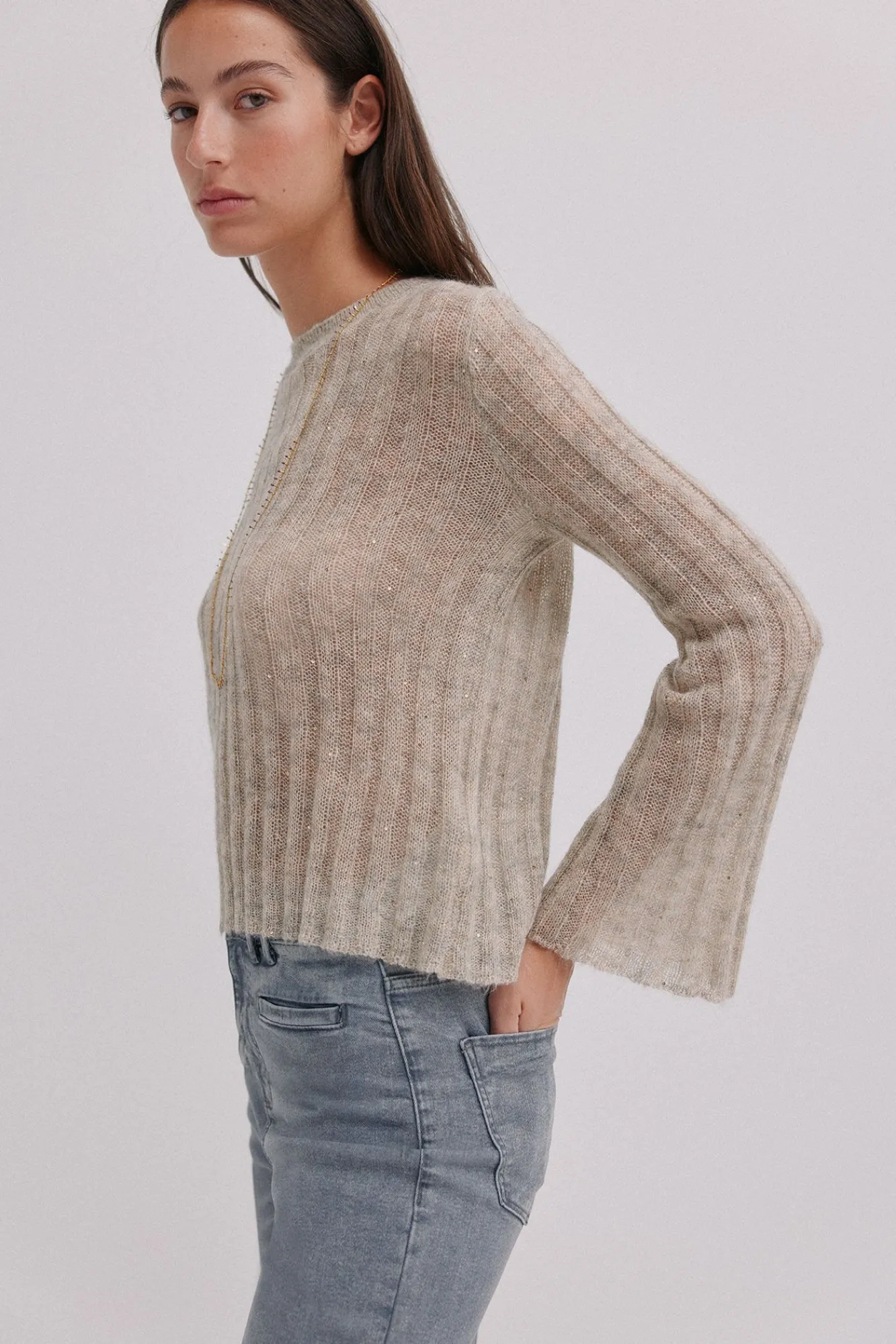 Mujer Hoss Intropia Jerséis>Neus. Jersey cuello redondeado