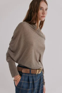 Mujer Hoss Intropia Jerséis>Nica. Jersey escote asimétrico