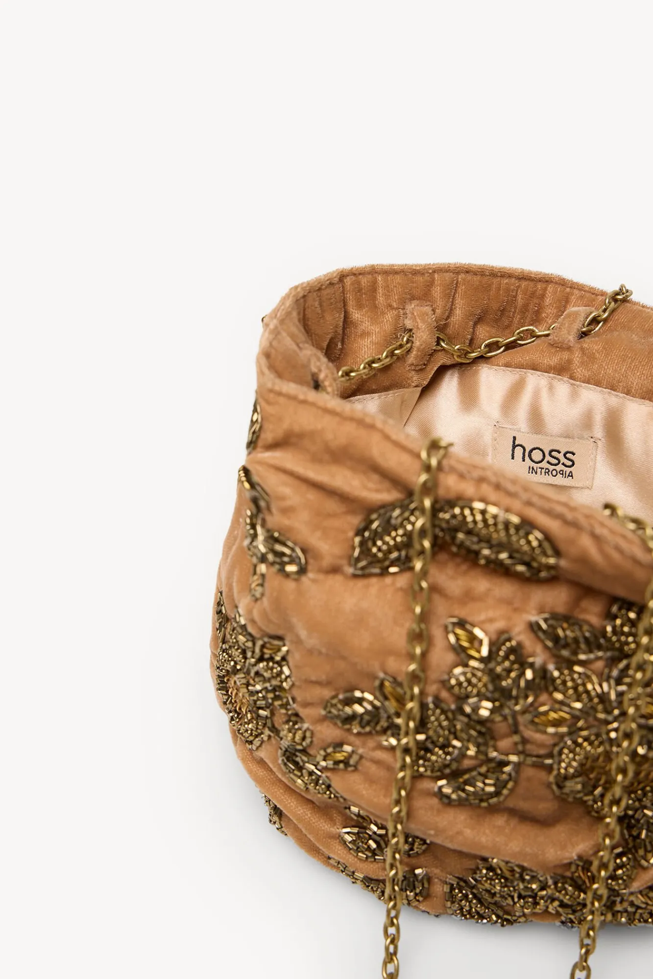 Mujer Hoss Intropia Bolsos>Nina. Bolso de terciopelo y abalorios