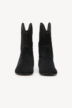 Mujer Hoss Intropia Botas|Botines>Noemí. Botín de serraje con cuña interior