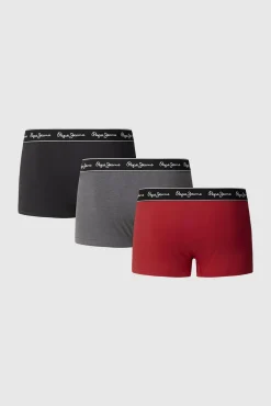 Hombre Pepe Jeans Calzoncillos>Pack 3 boxer lisos logo