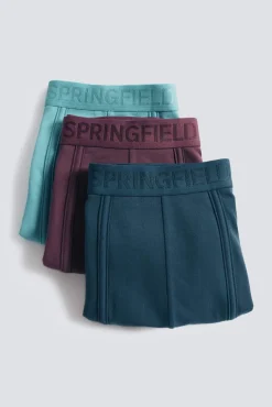 Hombre Springfield Calzoncillos>Pack 3 boxers