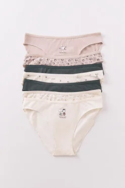 Mujer Women'secret Ropa Interior>Pack 7 bragas clásicas Snoopy multicolor