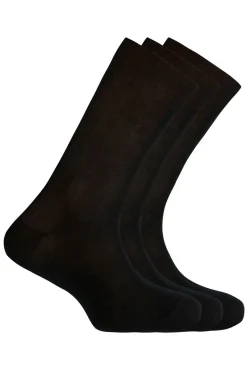 Hombre Punto Blanco Calcetines>Pack 3 calcetines