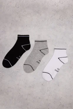 Mujer Dash and Stars Calcetines|Deporte>Pack 3 calcetines cortos técnicos