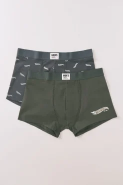 Hombre Women'secret Calzoncillos>Pack 2 calzoncillos bóxer algodón "Hotwheels"