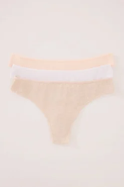 Mujer Women'secret Ropa Interior>Pack 3 tangas algodón orgánico