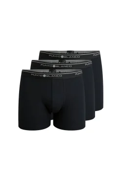 Hombre Punto Blanco Calzoncillos>Pack de 3 boxers algodón