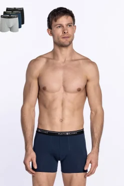 Hombre Punto Blanco Calzoncillos>Pack de 3 boxers algodón