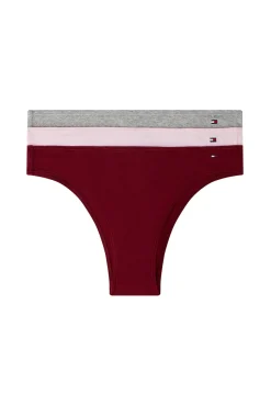 Mujer Tommy Jeans Ropa Interior>Pack de 3 bragas brasileñas canalé