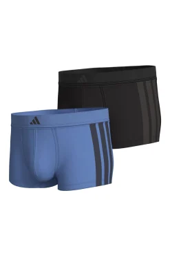 Hombre Adidas Calzoncillos>Pack de 2 bóxers elásticos Active Flex Cotton 3 Stripes