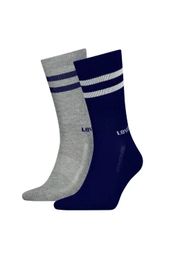 Mujer Levi's Calcetines|Calcetines>Pack de 2 calcetines con raya deportiva de Levi’s®
