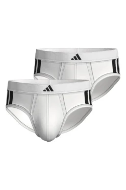 Hombre Adidas Calzoncillos>Pack de 2 calzoncillos elásticos Active Flex Cotton 3 Stripes
