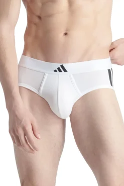 Hombre Adidas Calzoncillos>Pack de 2 calzoncillos elásticos Active Flex Cotton 3 Stripes