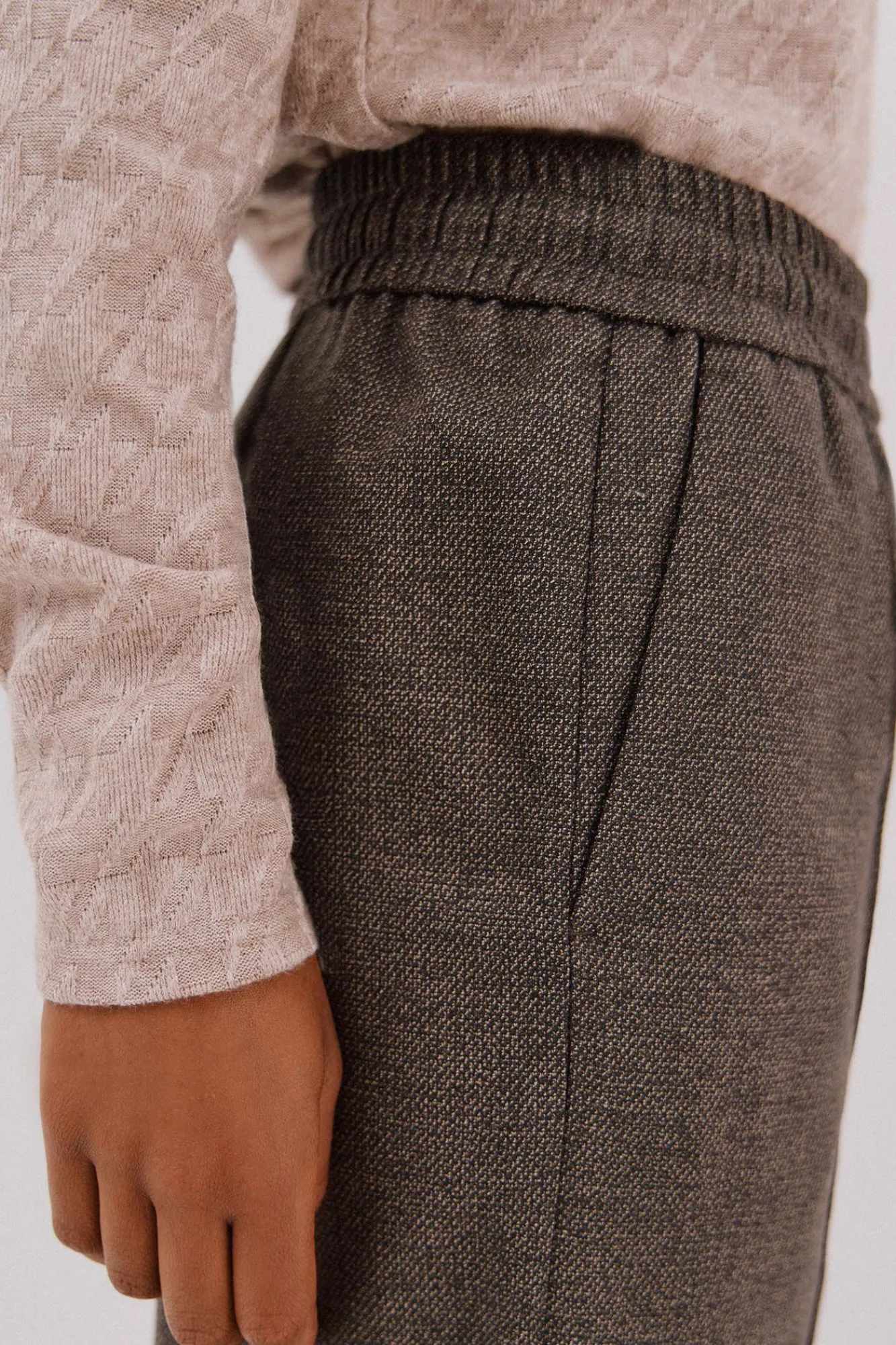 Mujer Cortefiel Pantalones>Panralón goma texturas