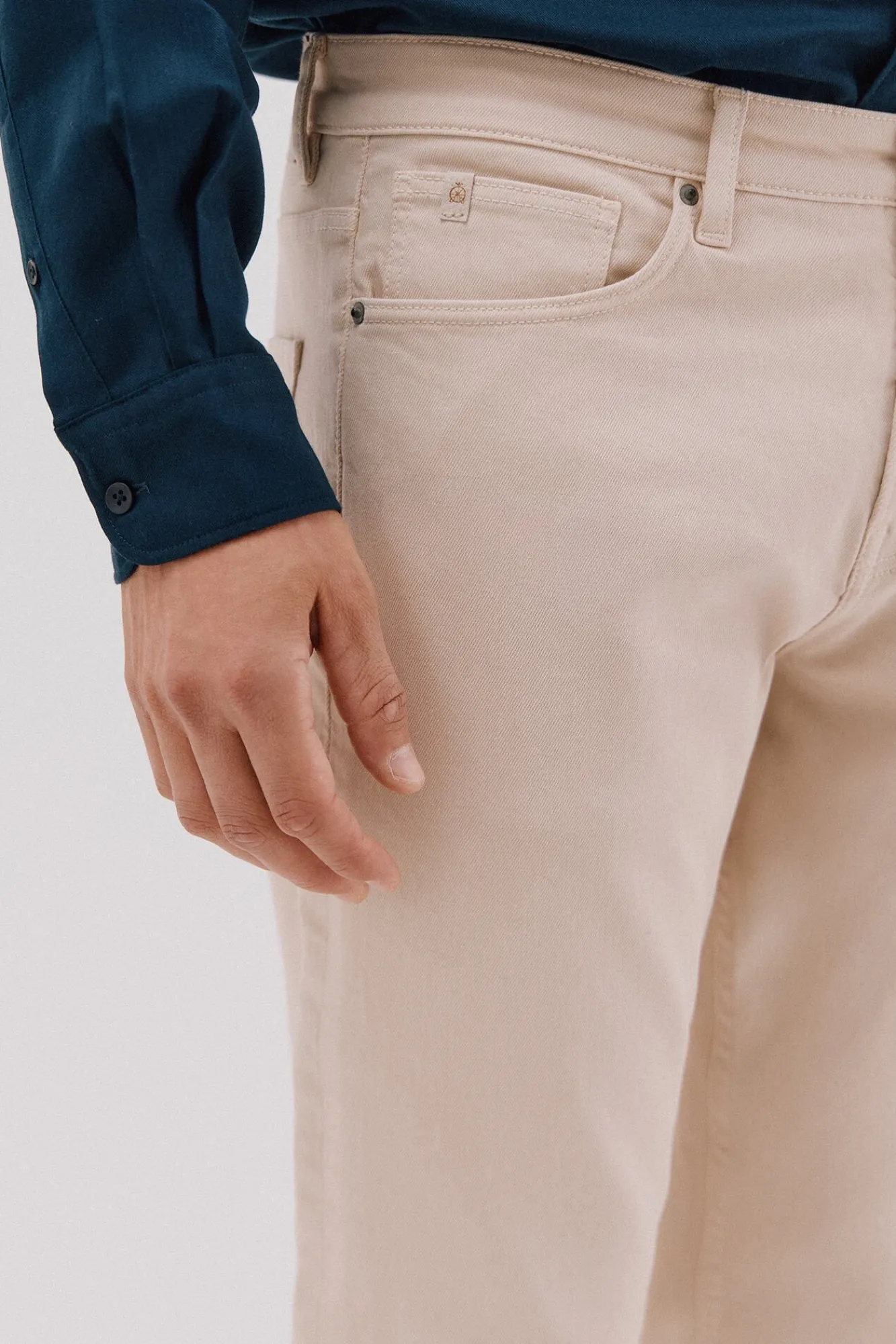 Hombre Cortefiel Vaqueros|Pantalones>Pantalón 5 bolsillos color regular fit