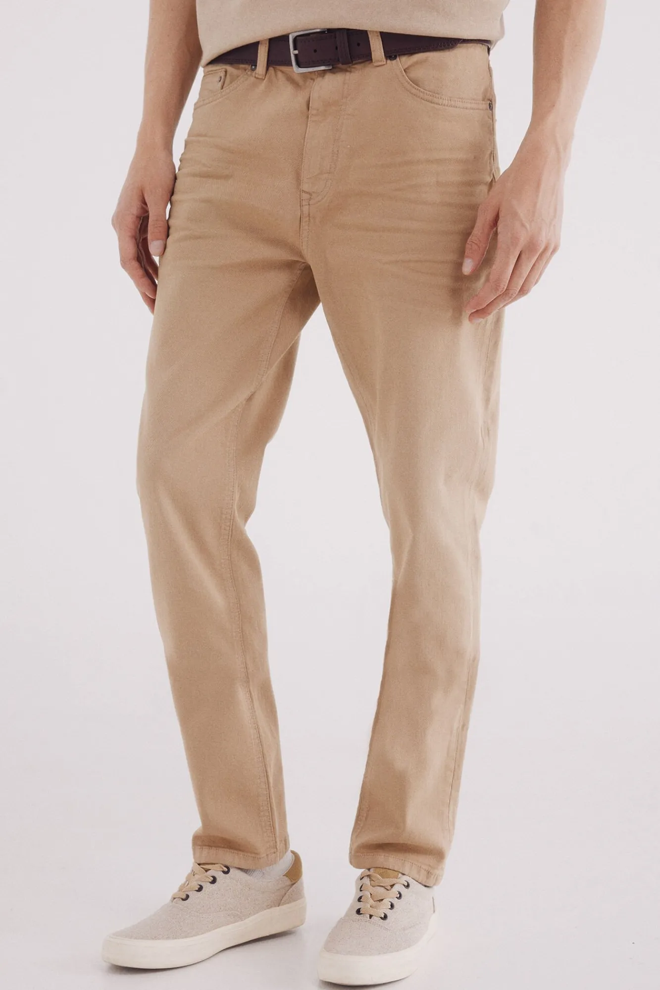 Hombre Springfield Pantalones>Pantalón 5 bolsillos color slim fit