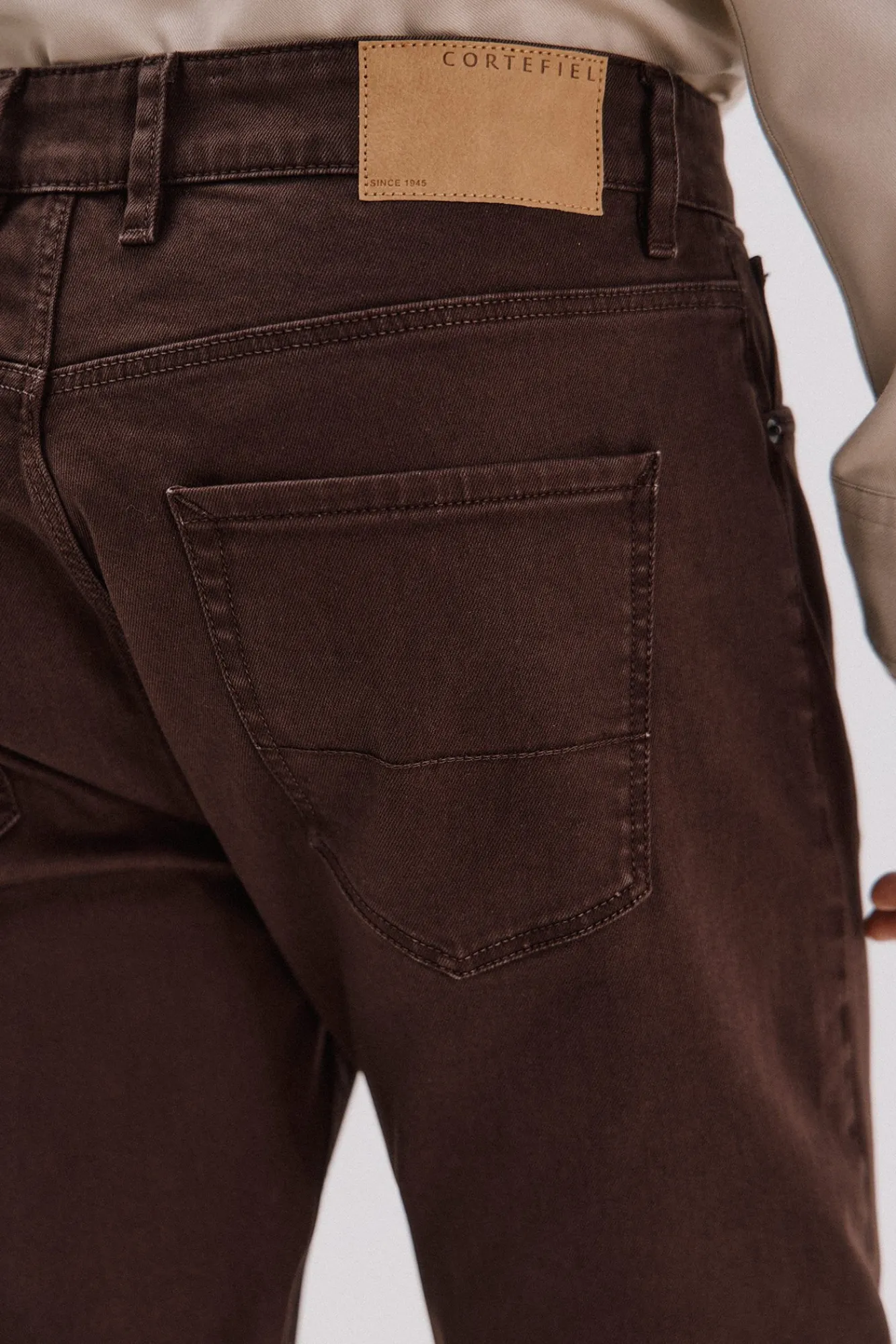 Hombre Cortefiel Vaqueros|Pantalones>Pantalón 5 bolsillos color regular fit