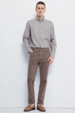 Hombre Springfield Pantalones>Pantalón 5 bolsillos color slim fit