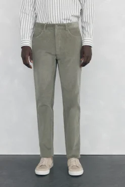Hombre Pedro del Hierro Pantalones>Pantalón 5 bolsillos pana slim fit