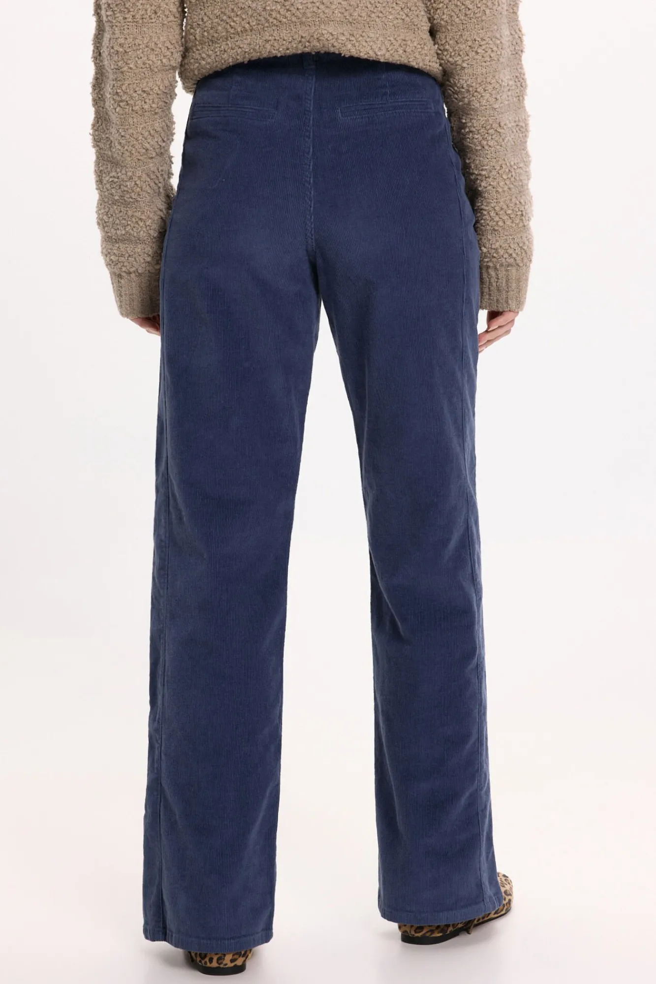 Mujer Vila Pantalones>Pantalón ancho de micropana