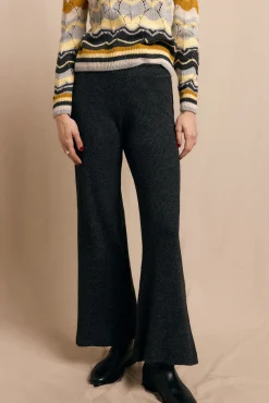 Mujer Slowlove Pantalones>Pantalón ancho de punto