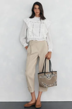 Mujer Pedro del Hierro Pantalones>Pantalón bajo ajustable