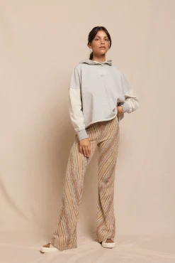 Mujer Slowlove Pantalones>Pantalón campana de punto