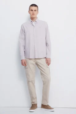 Hombre Springfield Pantalones>Pantalón cargo lavado slim fit