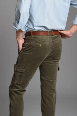 Hombre Cloking Pantalones>Pantalón Cargo Pana