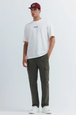 Hombre Springfield Pantalones>Pantalón cargo slim fit