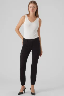 Mujer Vero Moda Vaqueros|Pantalones>Pantalón cargo tobillero