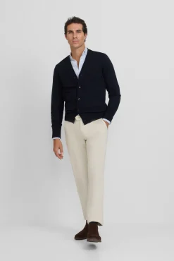 Hombre Silbon Pantalones|Chinos>Pantalón chino casual pinzas
