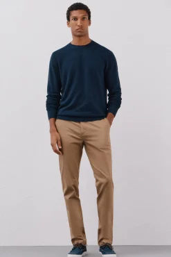 Hombre Cortefiel Pantalones|Chinos>Pantalón chino ligero slim fit