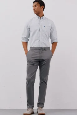 Hombre Cortefiel Pantalones|Chinos>Pantalón chino ligero slim fit