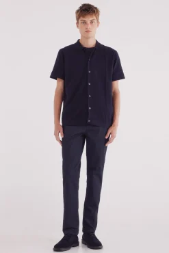 Hombre Springfield Pantalones|Chinos>Pantalón chino microestampado slim fit