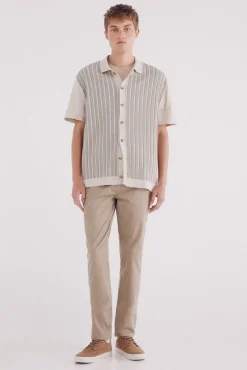 Hombre Springfield Pantalones|Chinos>Pantalón chino microestampado slim fit