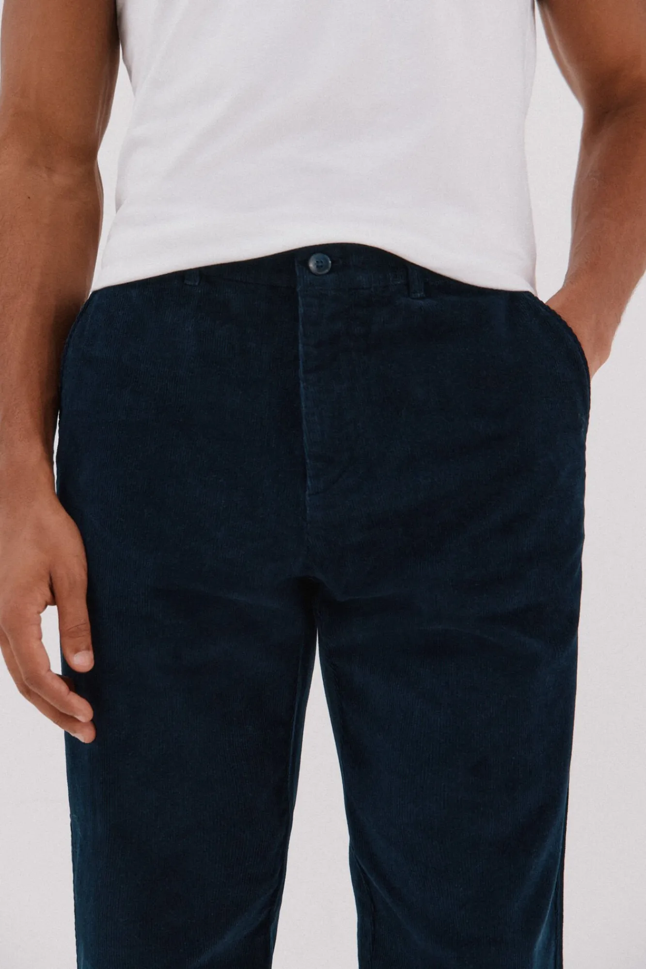 Hombre Cortefiel Pantalones|Chinos>Pantalón chino pana
