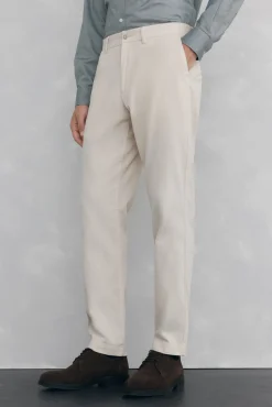 Hombre Pedro del Hierro Pantalones|Chinos>Pantalón chino pana ligera slim fit