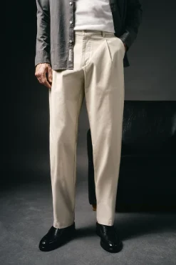 Hombre OOTO Pantalones|Chinos>Pantalón chino pinzas