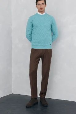 Hombre Pedro del Hierro Pantalones|Chinos>Pantalón chino pinzas regular fit