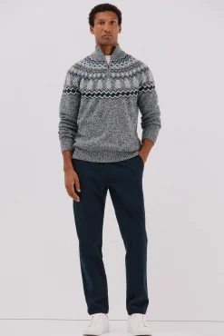 Hombre Cortefiel Pantalones|Chinos>Pantalón chino print slim