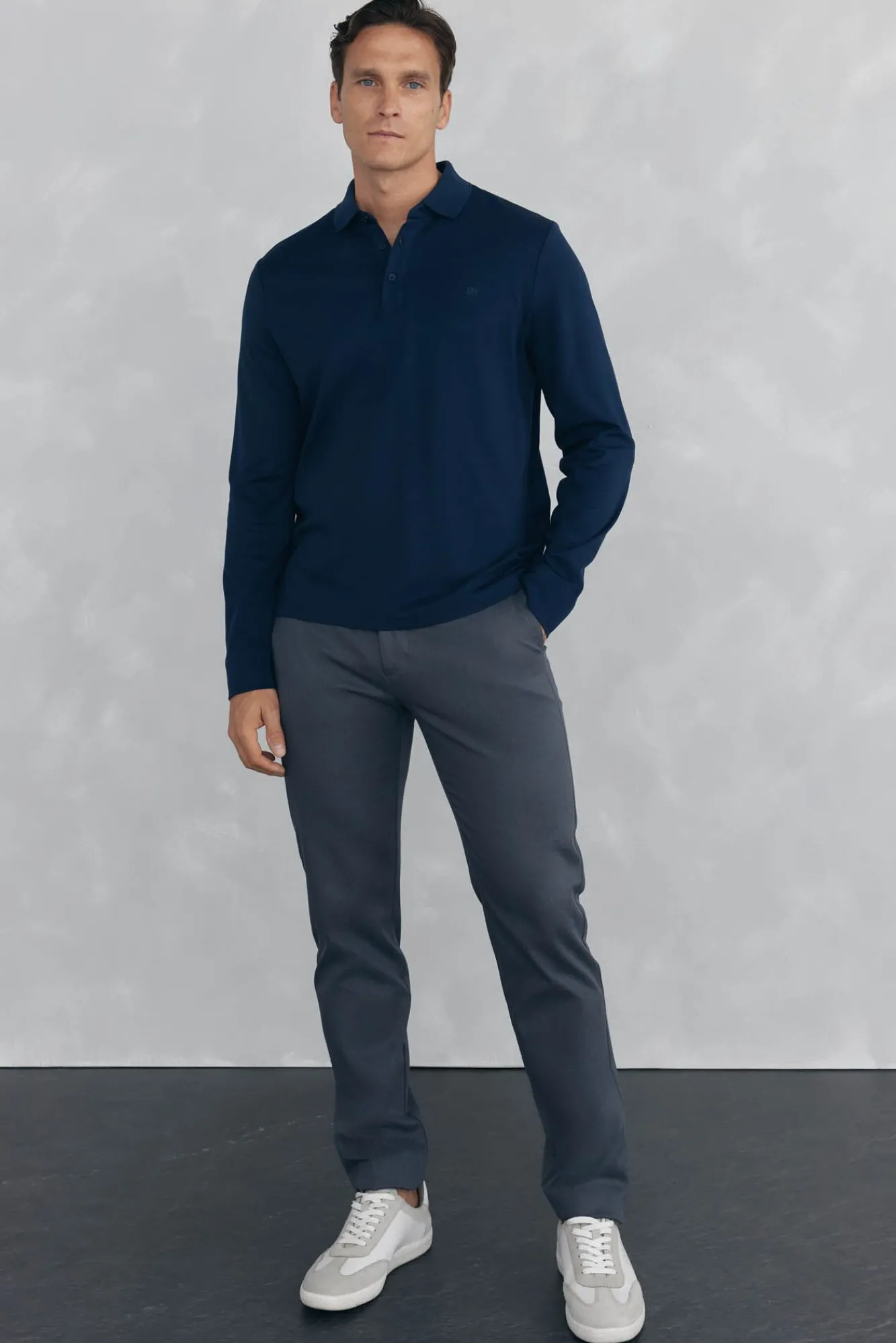 Hombre Pedro del Hierro Pantalones|Chinos>Pantalón chino print slim